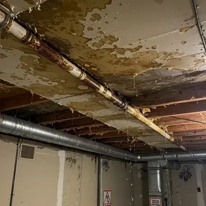 Ceiling Water Damage Repair in DeKalb County, IL